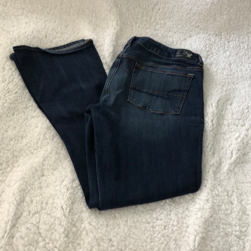 American Eagle skinny kick jeans